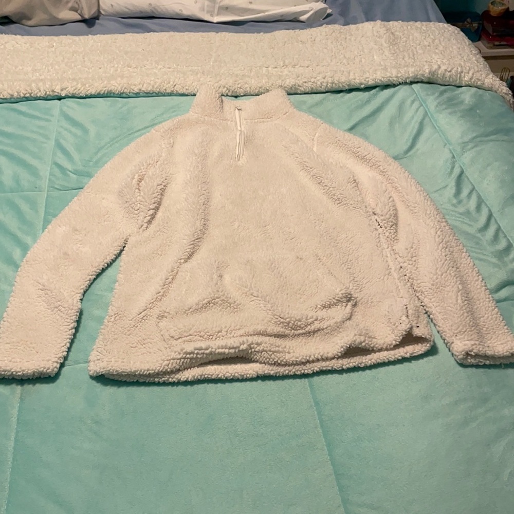 fluffy sweater